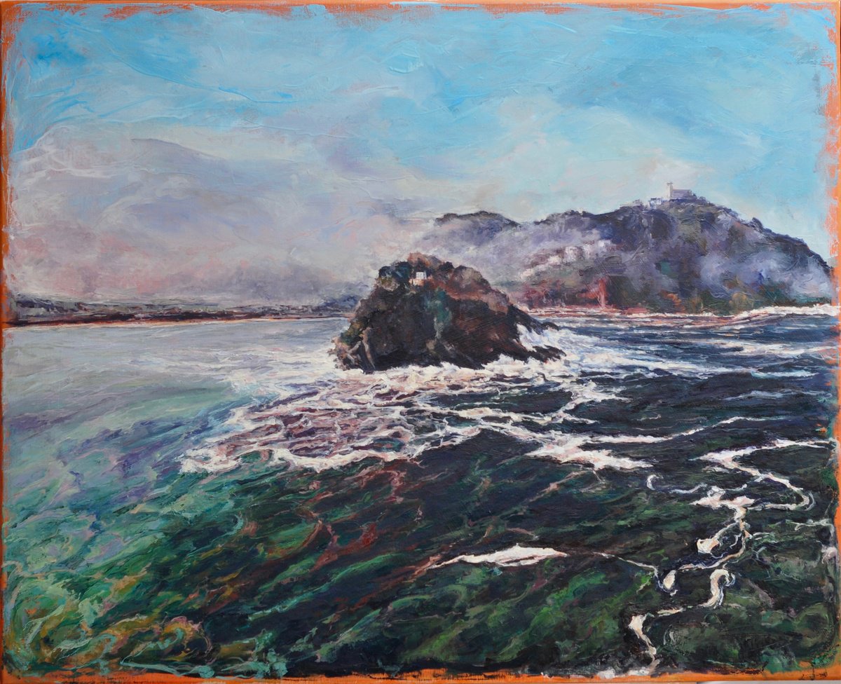 Detras Del Velo De La Bruma Algo Te Espera By Fuensanta Ruiz Urien, 39 X 32, Artwork For Sale On Artfinder