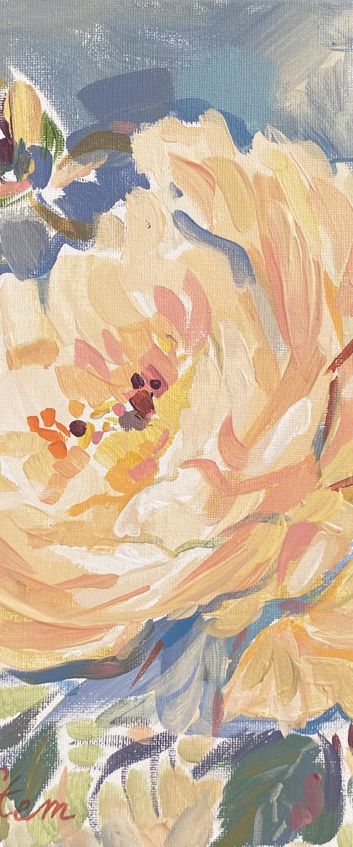 White Peonies by Ariela Stem