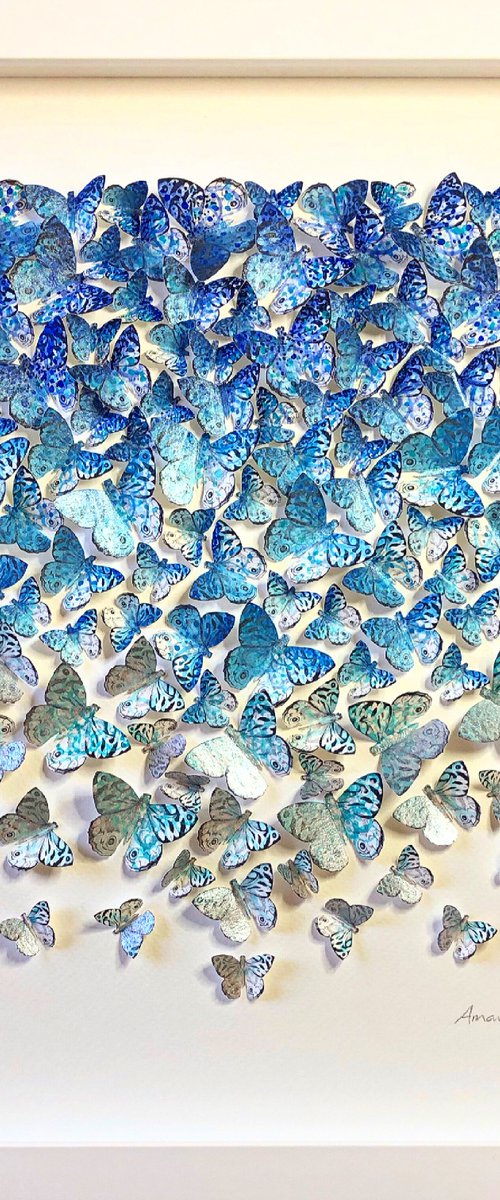 Find your wings and fly away - Into the blue by Amanda Deadman