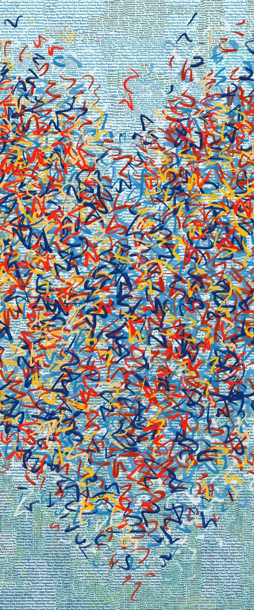 The Angel Optimist Two 127 x 127cm by George Hall