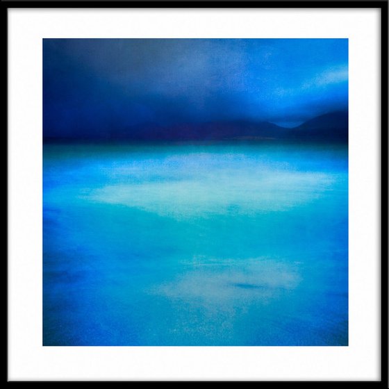 Blue Hills of Harris  - Extra large abstract canvas