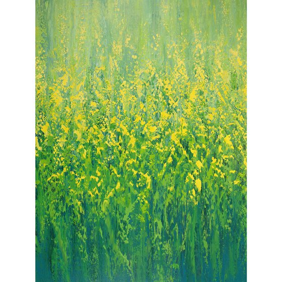 Cascading Green and Yellow