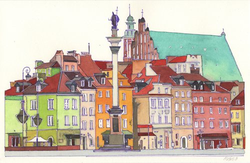 Colors of Warsaw by Daria Maier