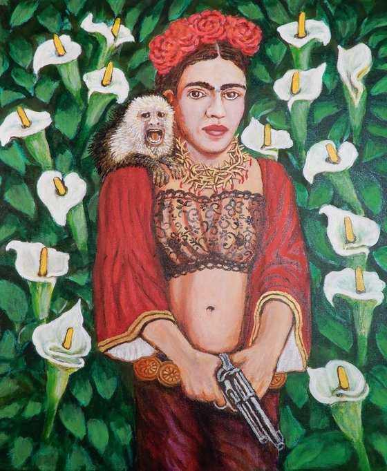 SOLD Frida Kahlo Photoshopped