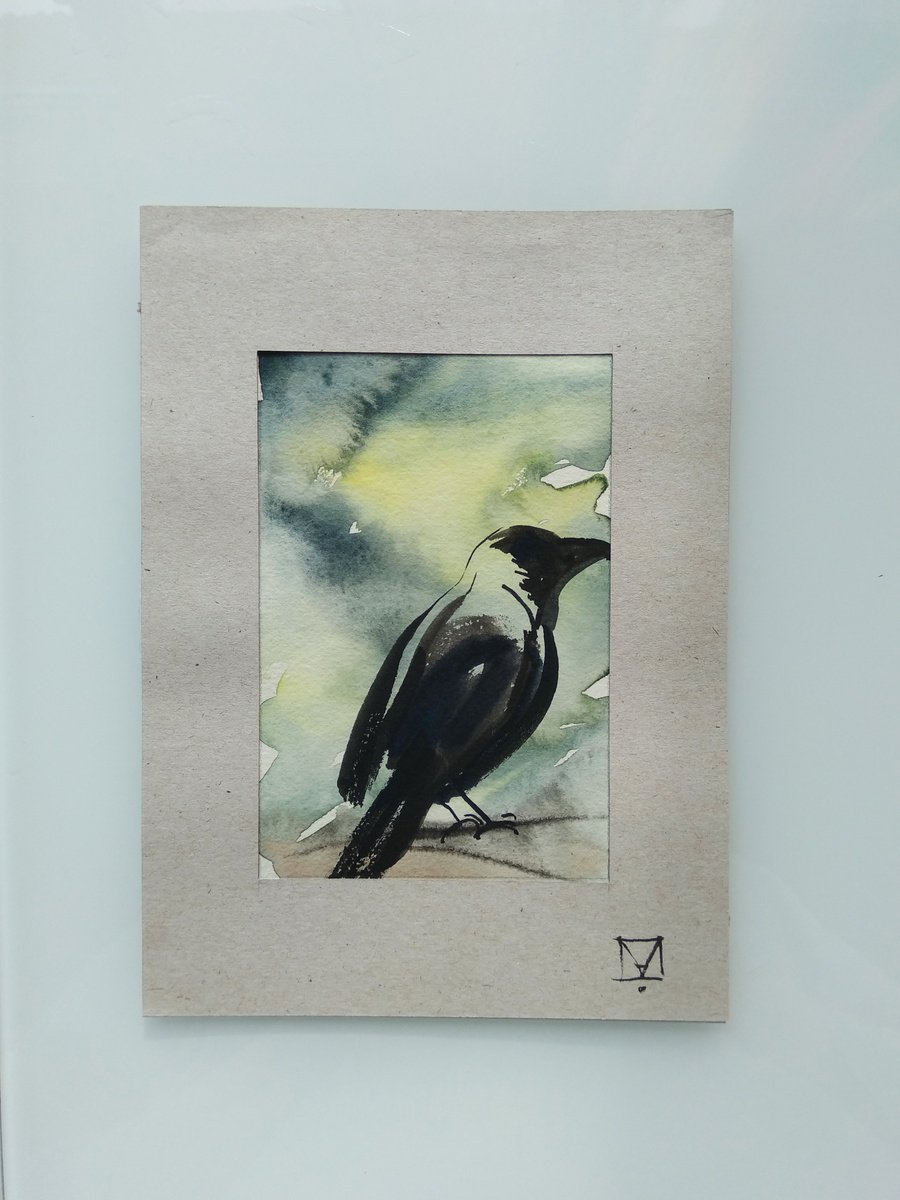 Illustrative Animal Drawing By Marya, 5 X 7", "Summer 12", Original Artwork