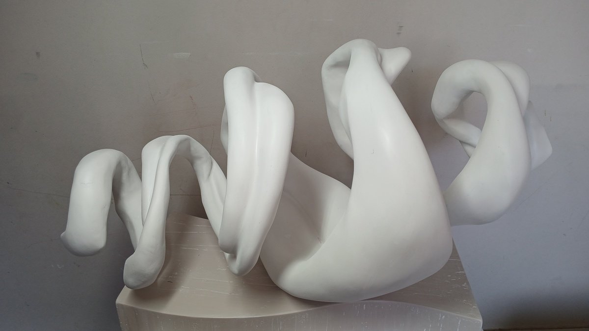 Abstract Sculpture , Umbilical By Cristian Cuevas, 31 X 15, Artwork For Sale On Artfinder
