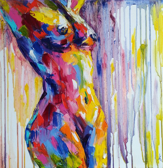 Instant - erotic, nude, woman, woman body,  girl, oil painting, body, nu