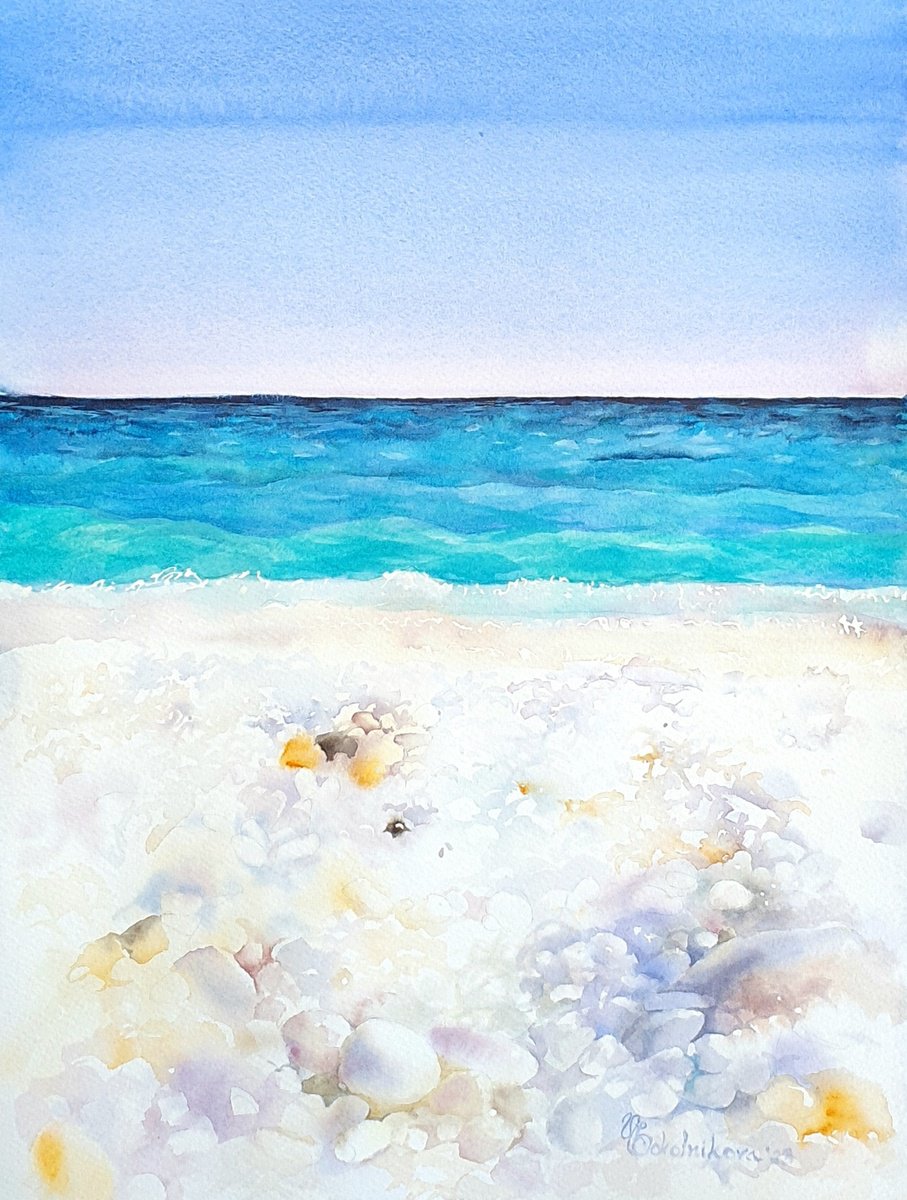 Marble beach by Natasha Sokolnikova