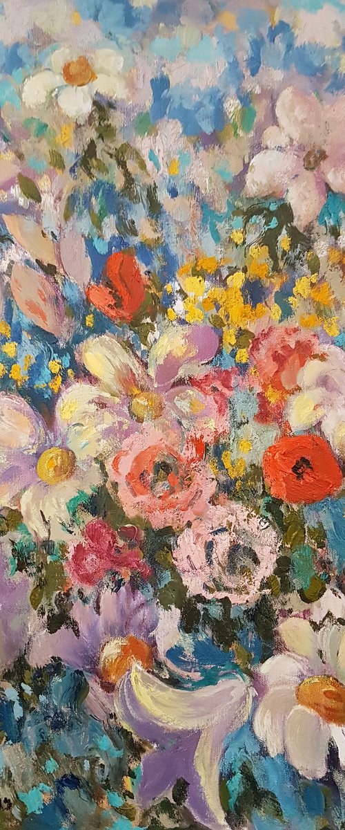 Wild Flowers - One of a kind by Hrachya Hakobyan