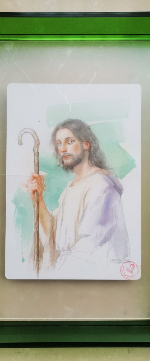 Portrait of Jesus by Hongtao Huang