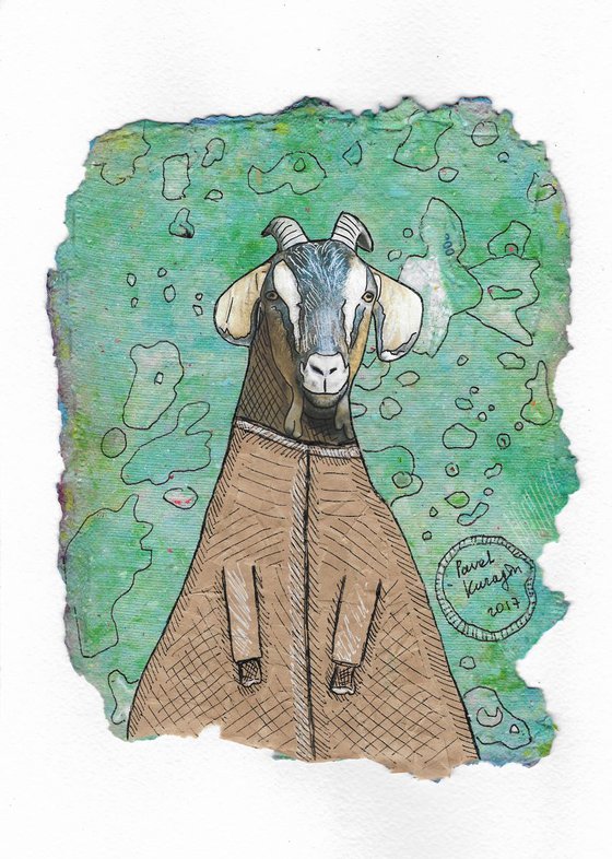 Crazy goat