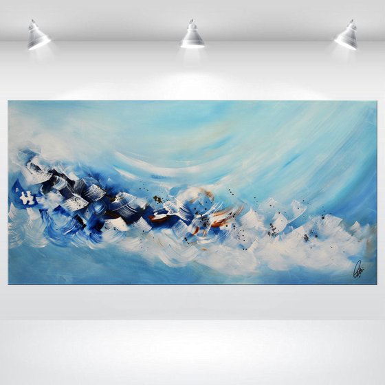 Out of the Dark - Acrylic Painting - Abstract Art Painting Canvas Art Wall Art Ready to hang