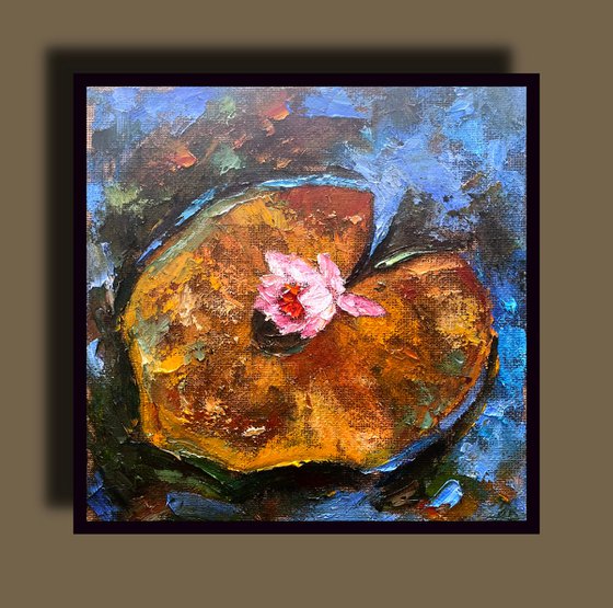 Water lily Oil Painting
