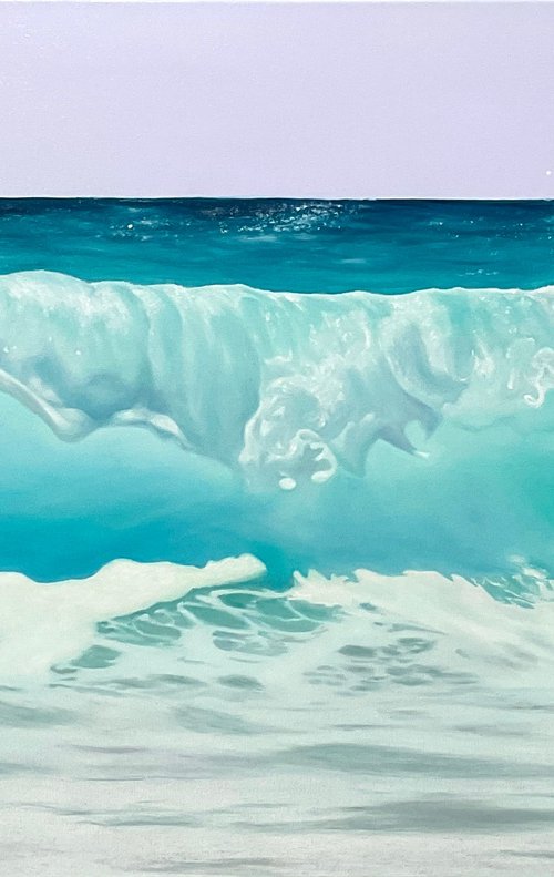 Teal Harmony. Seascape by Alla Kallass