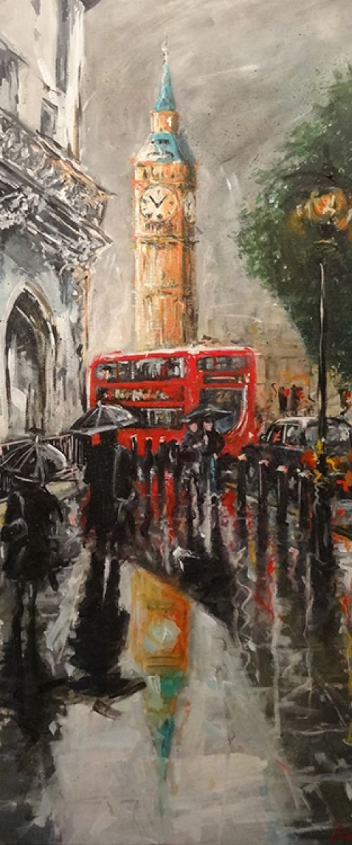 Big Ben Relections by Ewen Macaulay