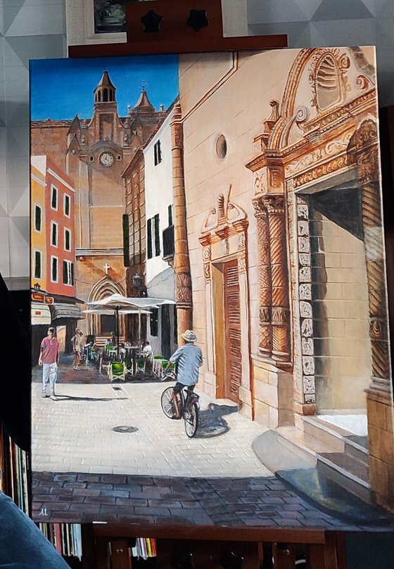 Ciutadella street scene