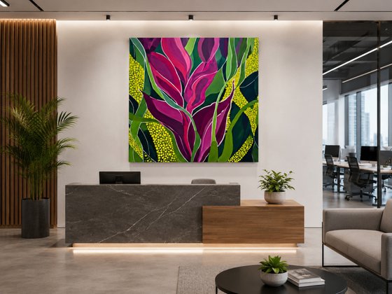 Tropical Leaves Dance #3