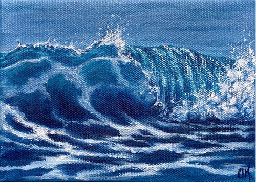 Oncoming wave by Olga Kurbanova