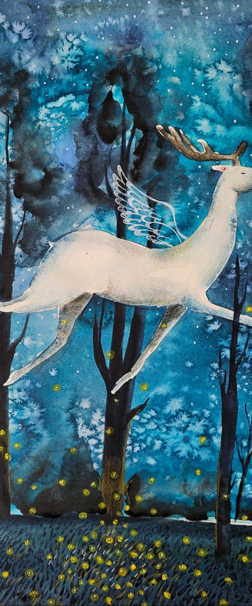 White Deer by Evgenia Smirnova