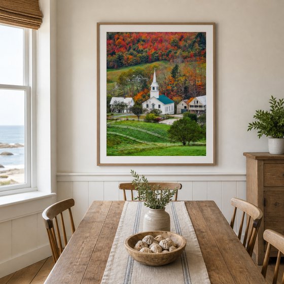Sunday Morning, East Corinth, 29 x 43