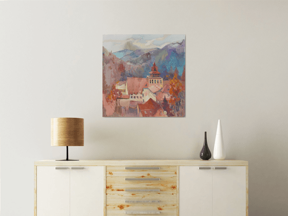 Castle between Mountains