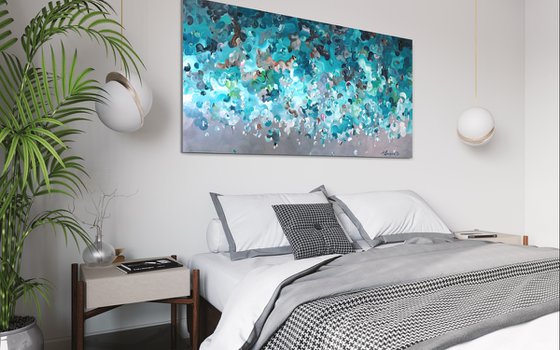 'When reef is alive' - 72x36"