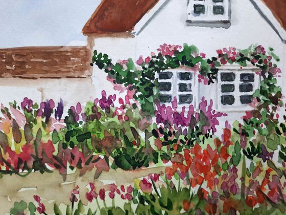 Set of Two English Cottages