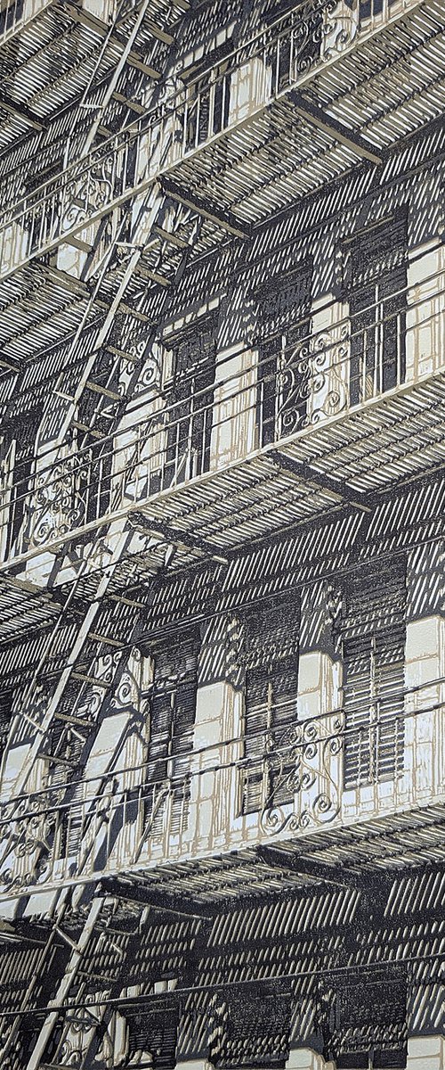 Fell Street Fire Escapes by Alexandra Buckle