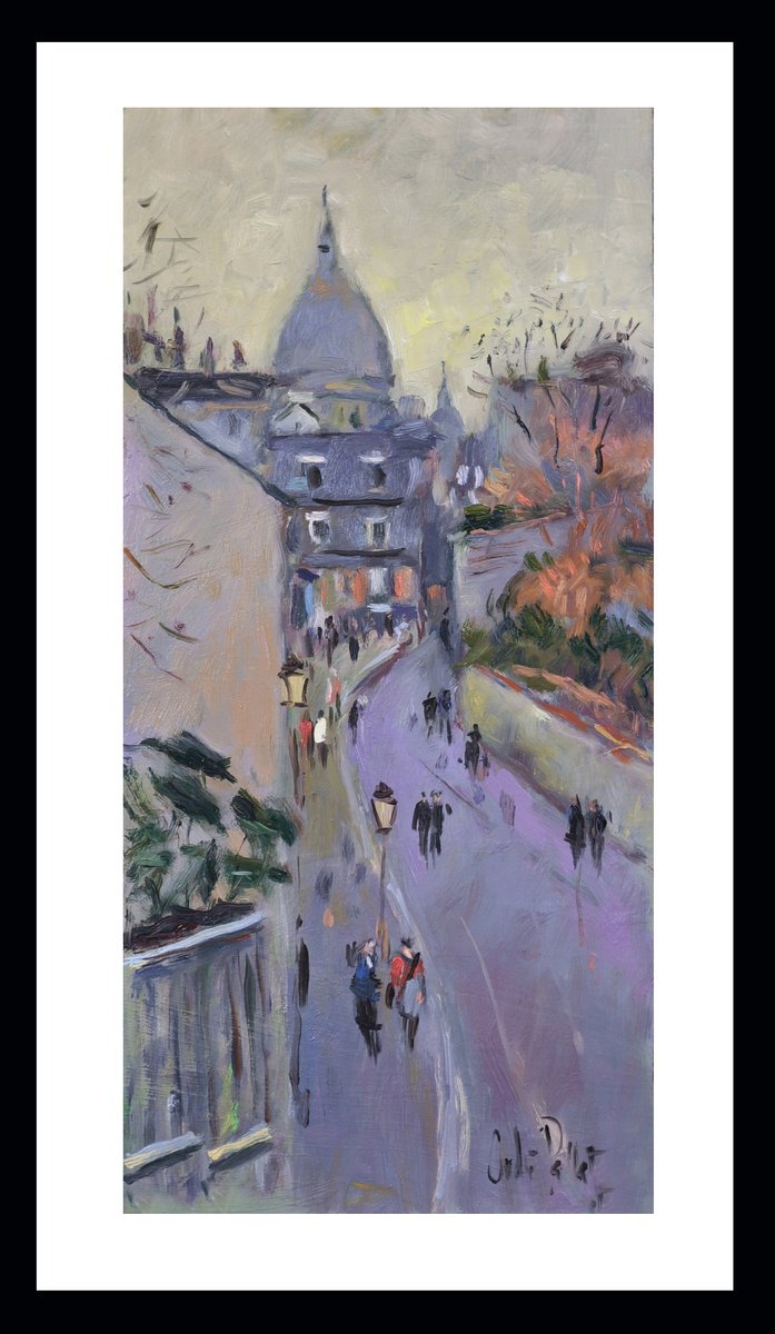 Montmartre By Andre Pallat, 17 X 29, Artwork For Sale On Artfinder