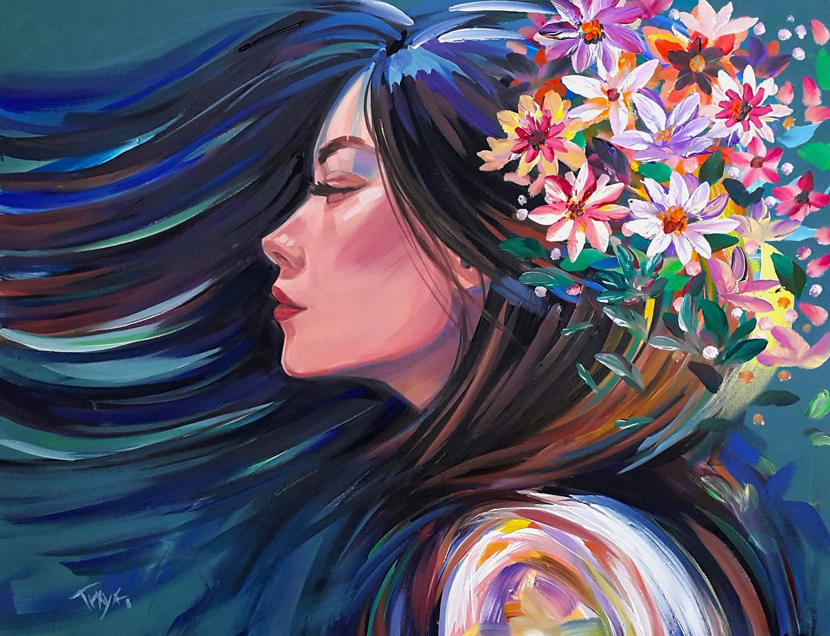 Early-Blooming Flowers By Trayko Popov, 39 X 28, Artwork For Sale On Artfinder
