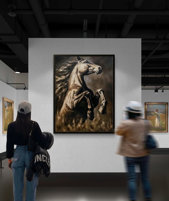 Power and Elegance - Original Horse Portrait