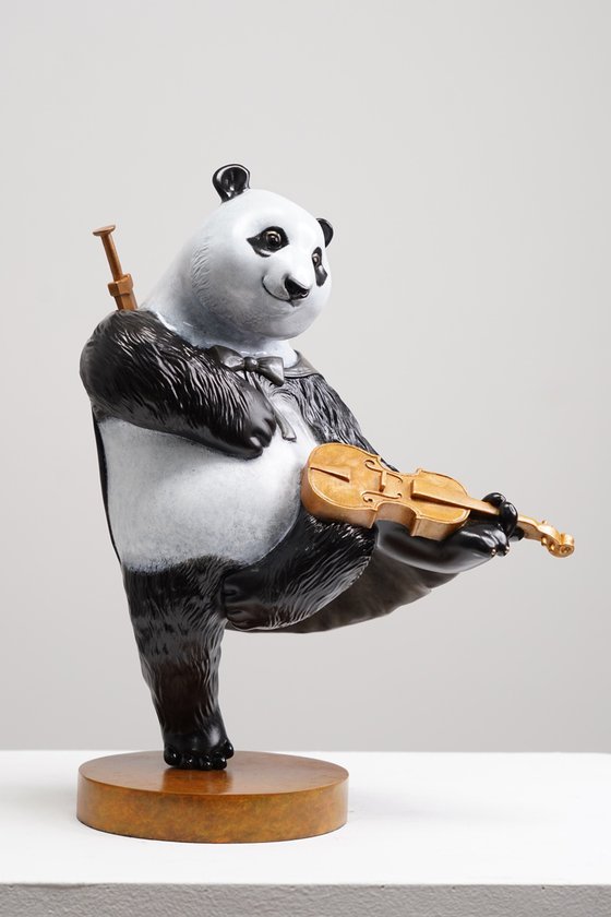 The Melodic Panda Warrior