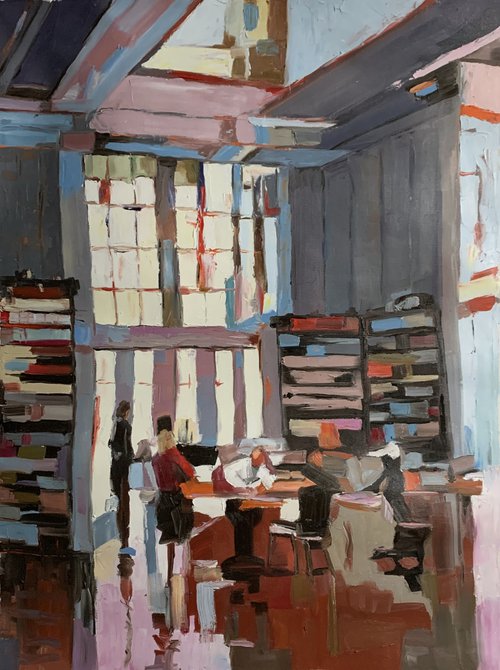 Library, Books, Interior. by Vita Schagen