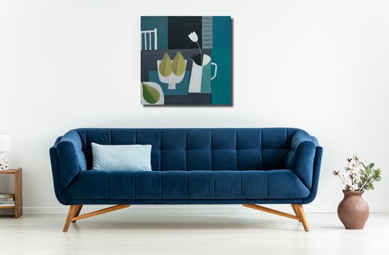 Three Pears & A Tulip