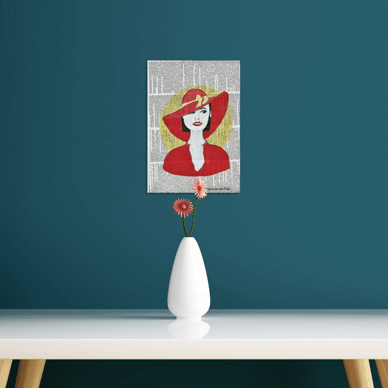 Lady in Red Hat