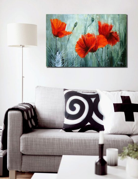 "Wild poppies" , poppies