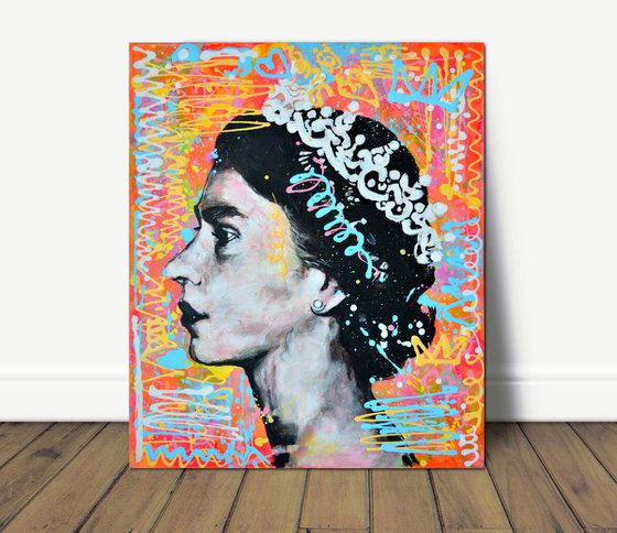 Queen Elizabeth II- Pop art