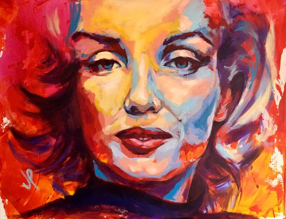Marilyn Monroe  Portrait 80x100 cm