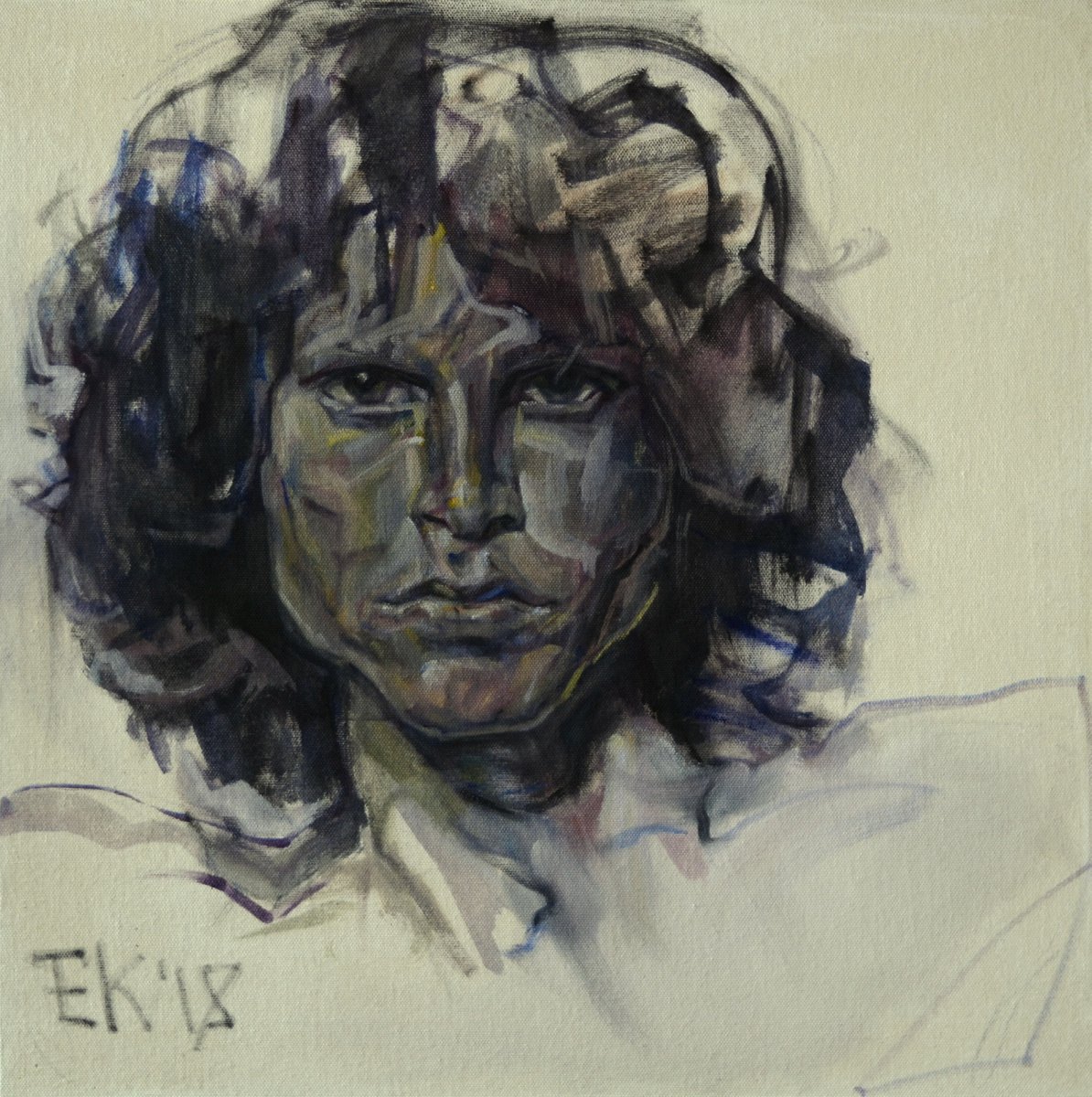 Jim Morrison. by Evgeniy Kuzovkin