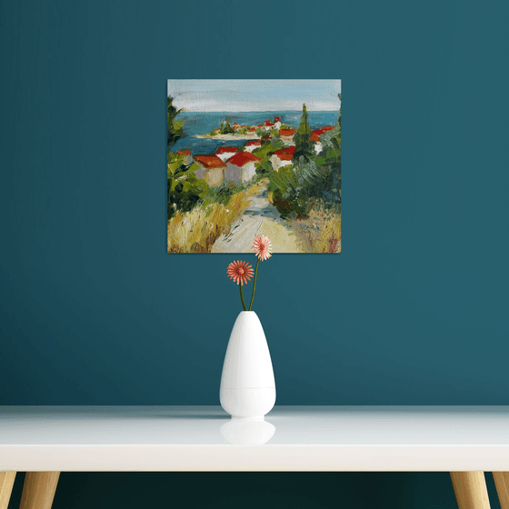 Sunlit Path to the Sea