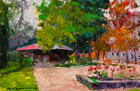 A Walk through the City Park