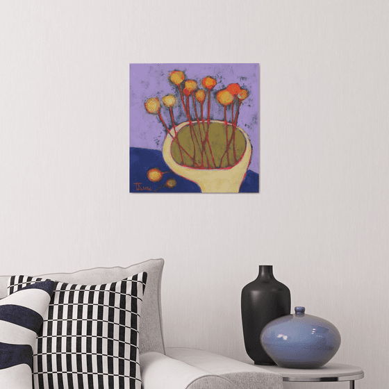 A bouquet of dandelions.