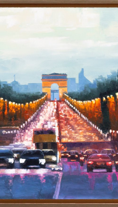 ABSTRACT CITYSCAPE 12 (ARC DE TRIOMPHE) by Oleksii Vylusk