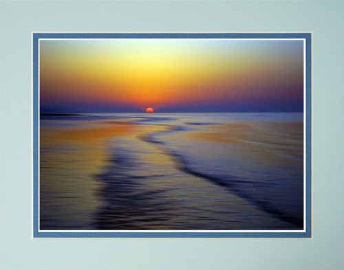 Sun rise on the low tide by Robin Clarke