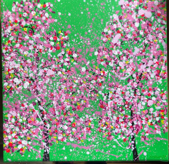 Cherry blossom green