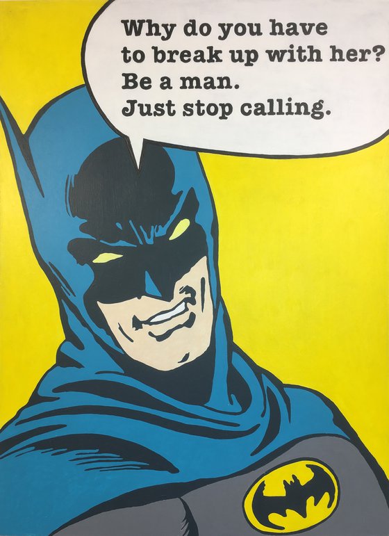 Advice from Batman | 21,7''x15,8'' (55x40 cm)