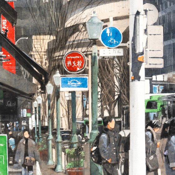 Kobe Kyu-Kyoryuchi Intersection