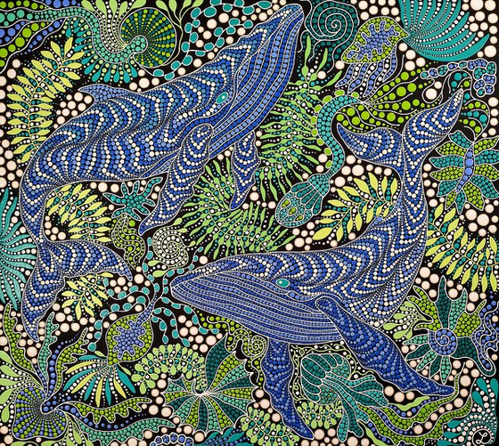 Blue Whales in the Depths