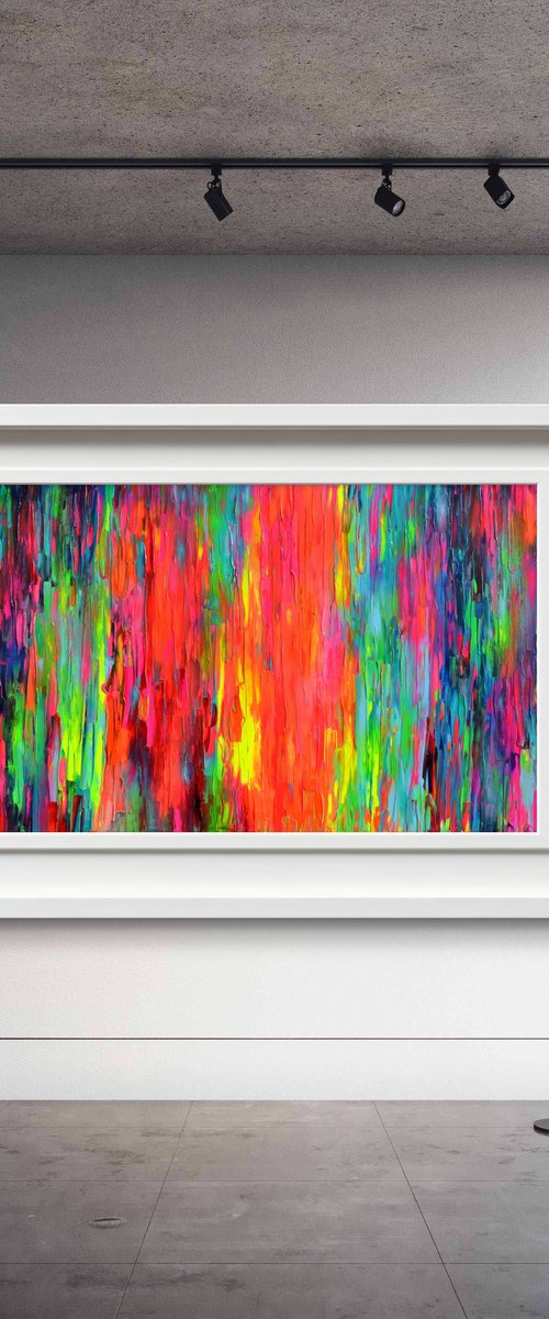 The Joy of Life Large Abstract by Soos Tiberiu