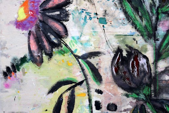 Flowers that tried to stay